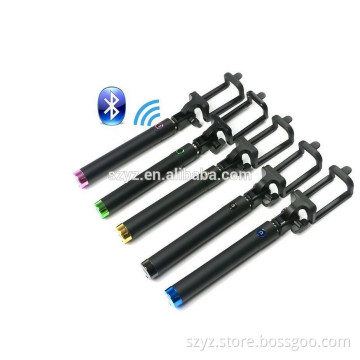 2016 New Product Selfie Monopod with Bluetooth , Bluetooth Selfie stick for iphone 7